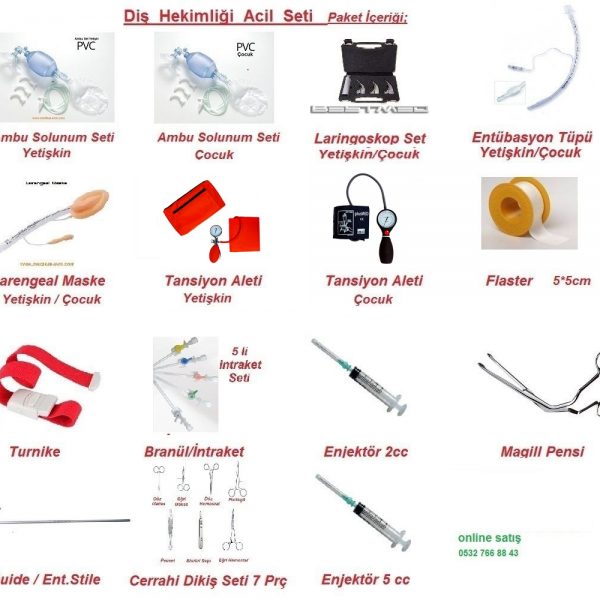 Diş Hekimliği Acil Seti